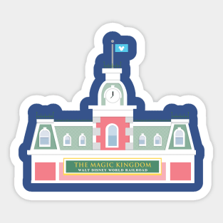 Magic Kingdom Train Station Sticker